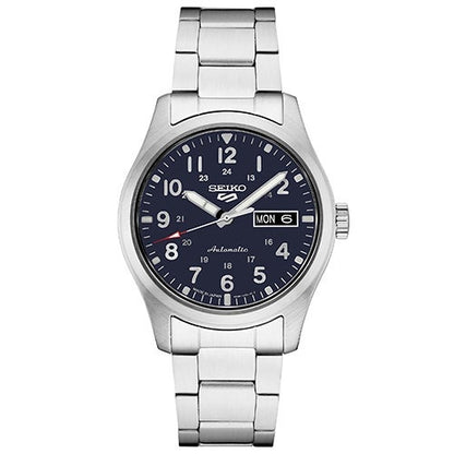 MENS SEIKO 5 SPORT AUTOMATIC STAINLESS STEEL WATCH DIAL