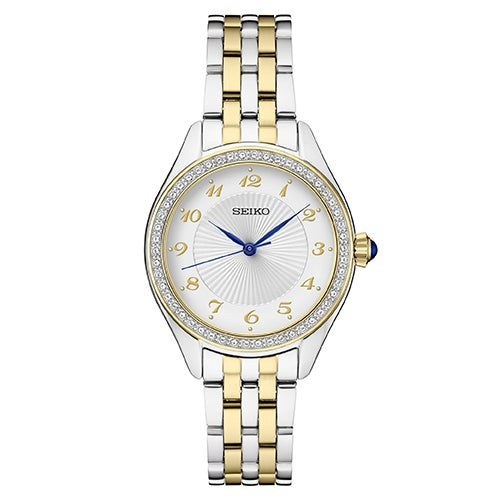 LADIES ESSENTIALS CRYSTAL SS WATCH DIAL