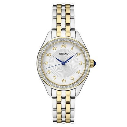 LADIES ESSENTIALS CRYSTAL SS WATCH DIAL