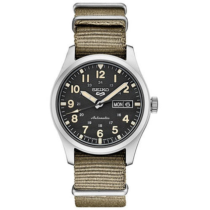MENS SEIKO 5 SPORT AUTOMATIC NYLON STRAP WATCH DIAL