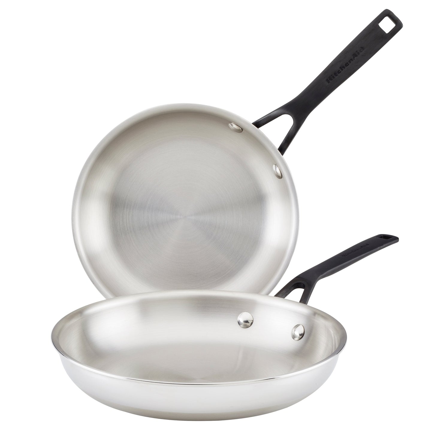5-PLY CLAD 2PC FRY PANS 8" & 10"