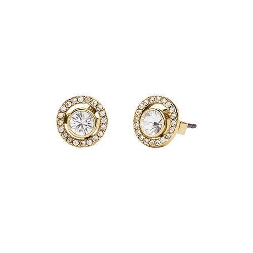 HALO PAVE STUD EARRINGS