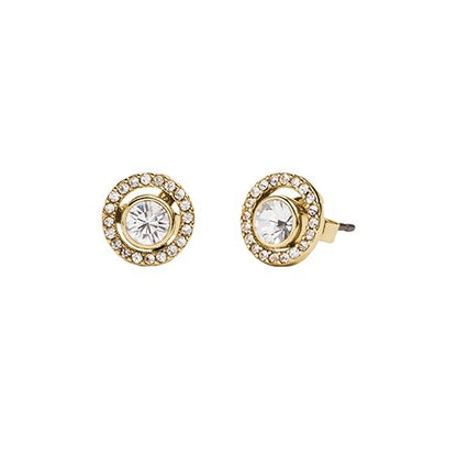 HALO PAVE STUD EARRINGS