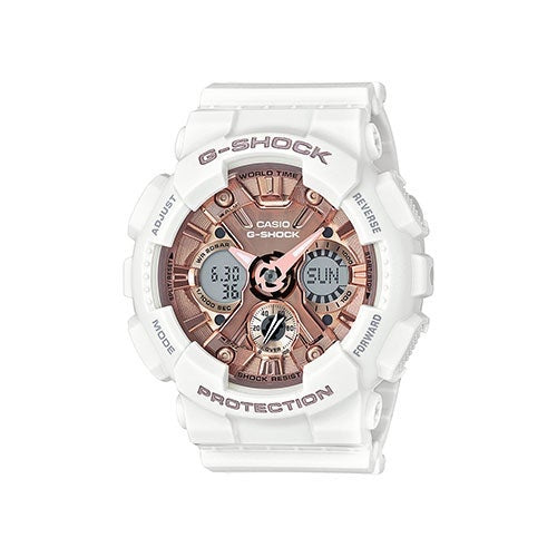 LADIES G-SHOCK S SERIES ANALOG/DIGITAL WATCH METALLIC DIAL