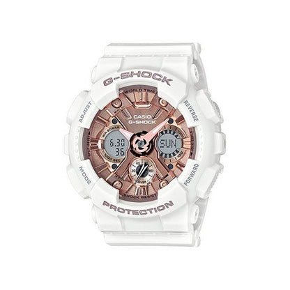 LADIES G-SHOCK S SERIES ANALOG/DIGITAL WATCH METALLIC DIAL