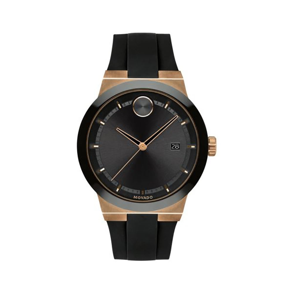 MENS BOLD FUSION SILICONE STRAP WATCH DIAL