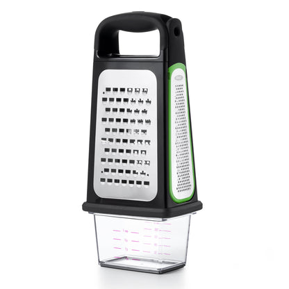 GOOD GRIPS ETCHED BOX GRATER W/ REMOVABLE ZESTER