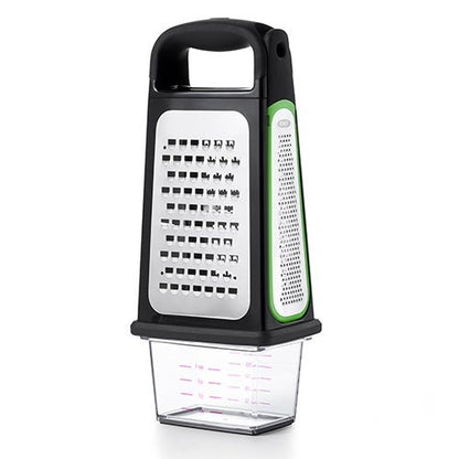 GOOD GRIPS ETCHED BOX GRATER W/ REMOVABLE ZESTER
