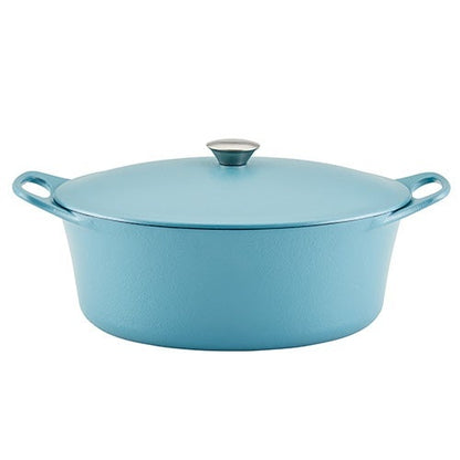 6.5QT PREMIUM RUST RESISTANT CAST IRON DUTCH OVEN