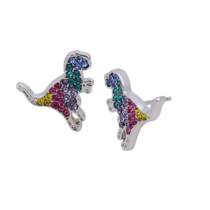 PAVE REXY CRYSTAL STUD EARRINGS