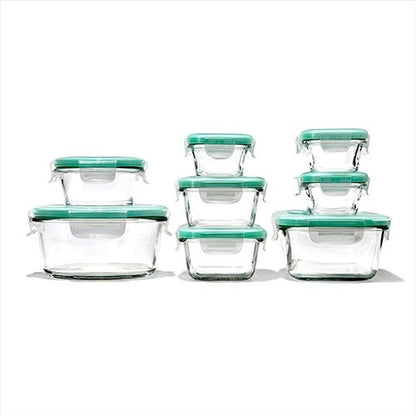 GOOD GRIPS 16PC SMART SEAL GLASS CONTAINER SET