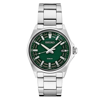 MENS ESSENTIALS STAINLESS STEEL WATCH DIAL