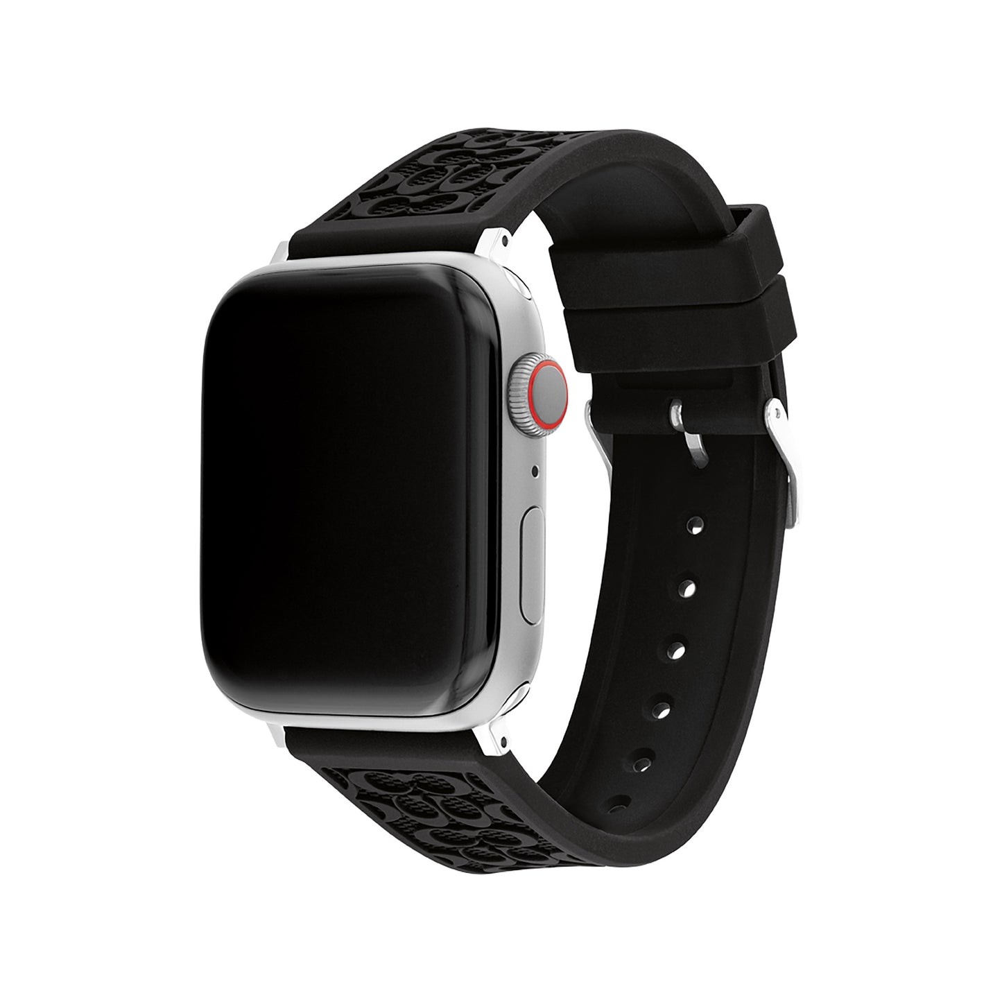 RUBBER APPLE WATCH STRAP W/ "C" LOGOS 42MM & 44MM