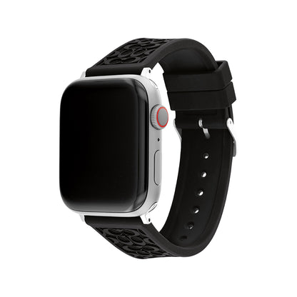 RUBBER APPLE WATCH STRAP W/ "C" LOGOS 42MM & 44MM