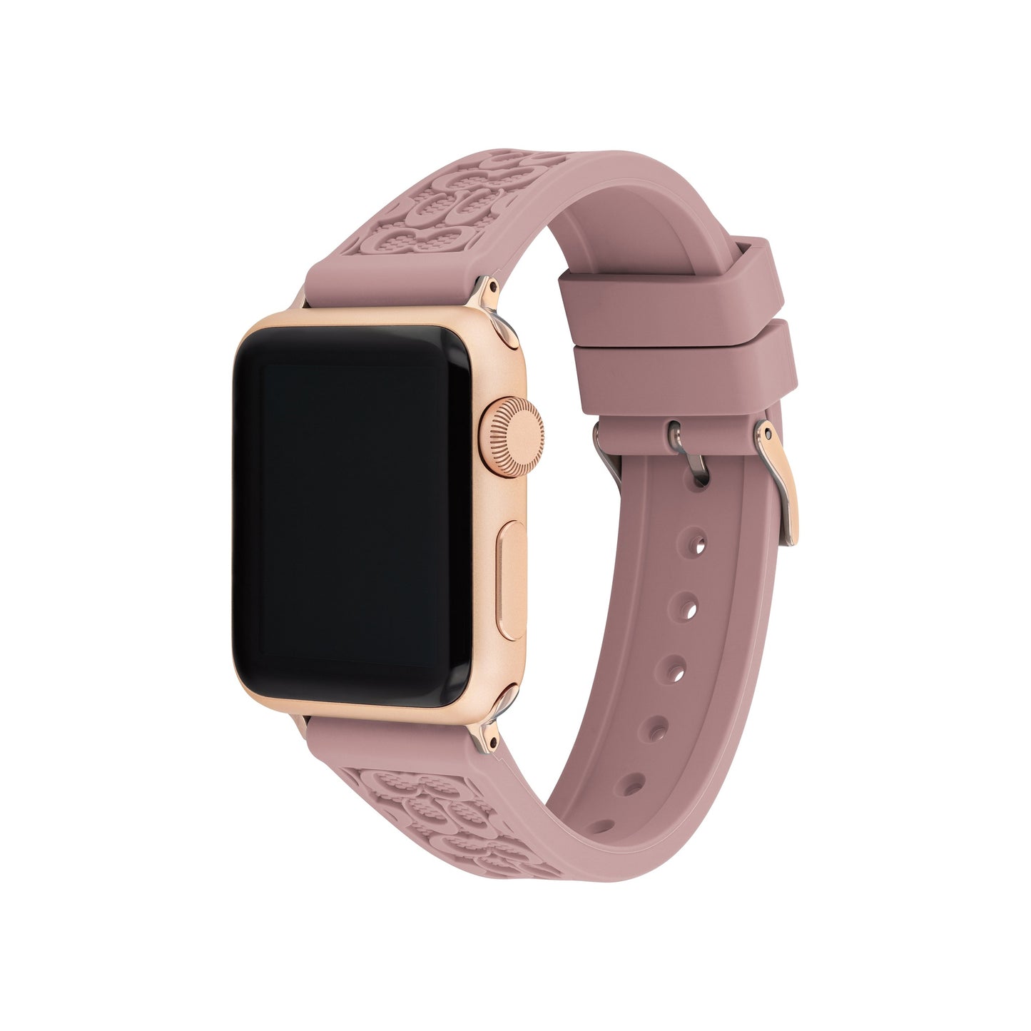 RUBBER APPLE WATCH STRAP W/ "C" LOGOS 38MM & 40MM