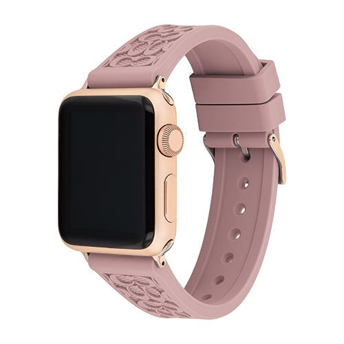 RUBBER APPLE WATCH STRAP W/ "C" LOGOS 38MM & 40MM
