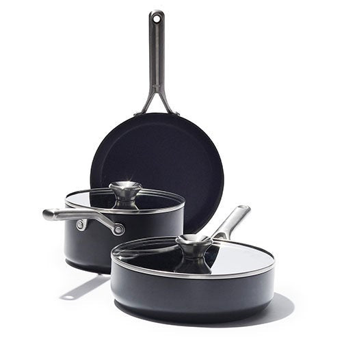 CERAMIC PROFESSIONAL NONSTICK 5PC COOKWARE SET