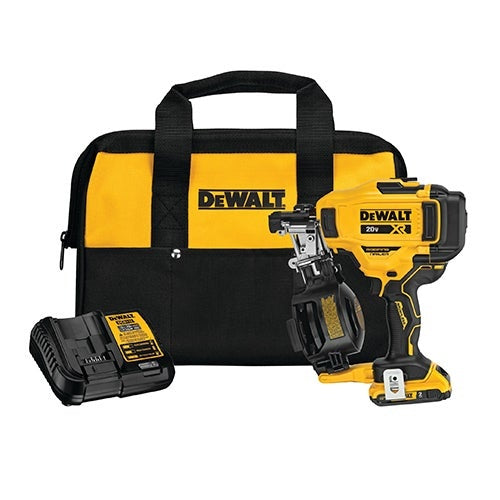 20V MAX 15-DEGREE CORDLESS COIL ROOFING NAILER KIT