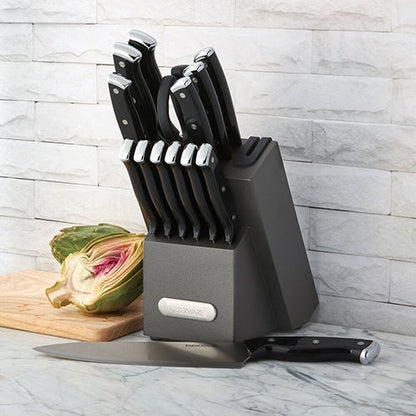 EDGEKEEPER 14PC TRIPLE-RIVET KNIFE BLOCK SET