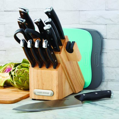 EDGEKEEPER 14PC TRIPLE-RIVET KNIFE BLOCK SET