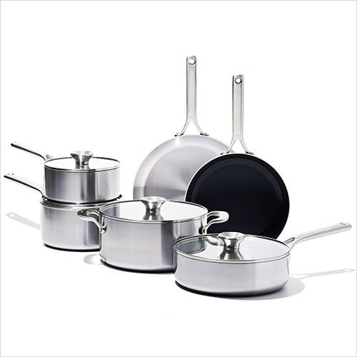 MIRA TRI-PLY 10PC COOKWARE SET