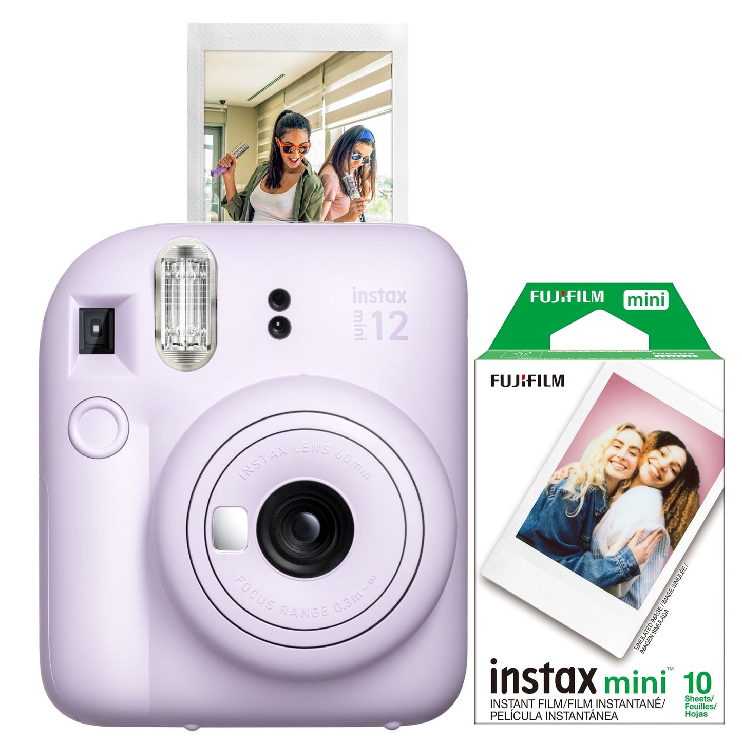 INSTAX MINI 12 INSTANT CAMERA W/ 10 COUNT FILM
