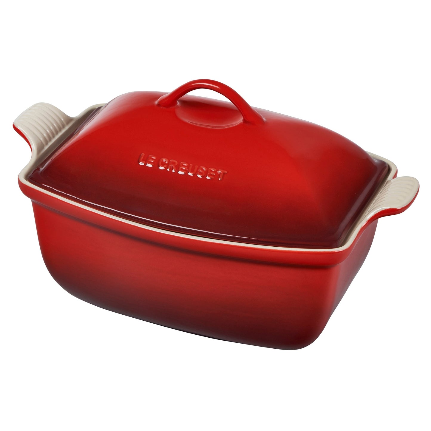 4.5QT HERITAGE STONEWARE DEEP COVERED BAKER