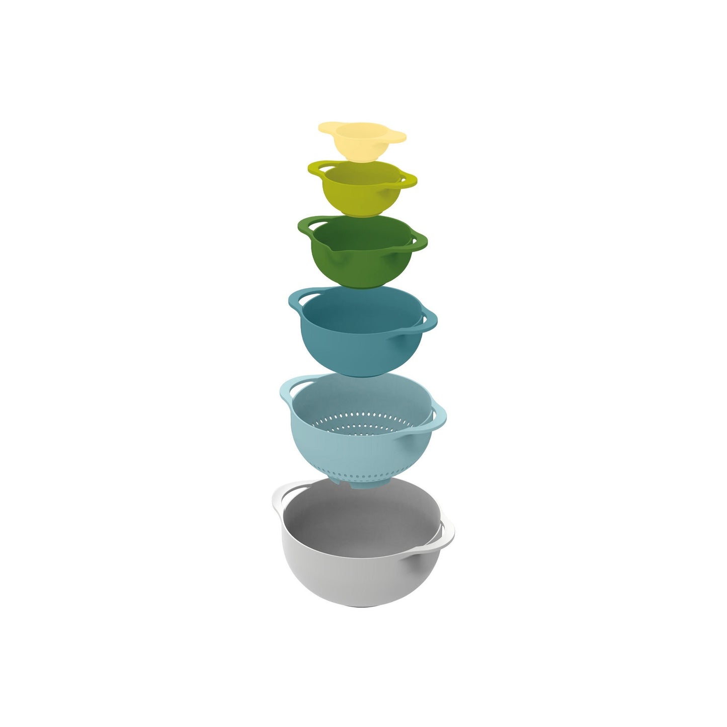 DUO 6PC FOOD PREPARATION BOWL SET OPAL