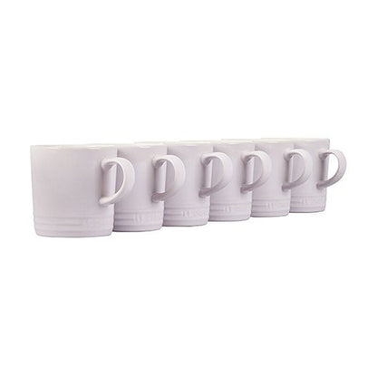 SET OF 6 LONDON MUG SET, WHITE