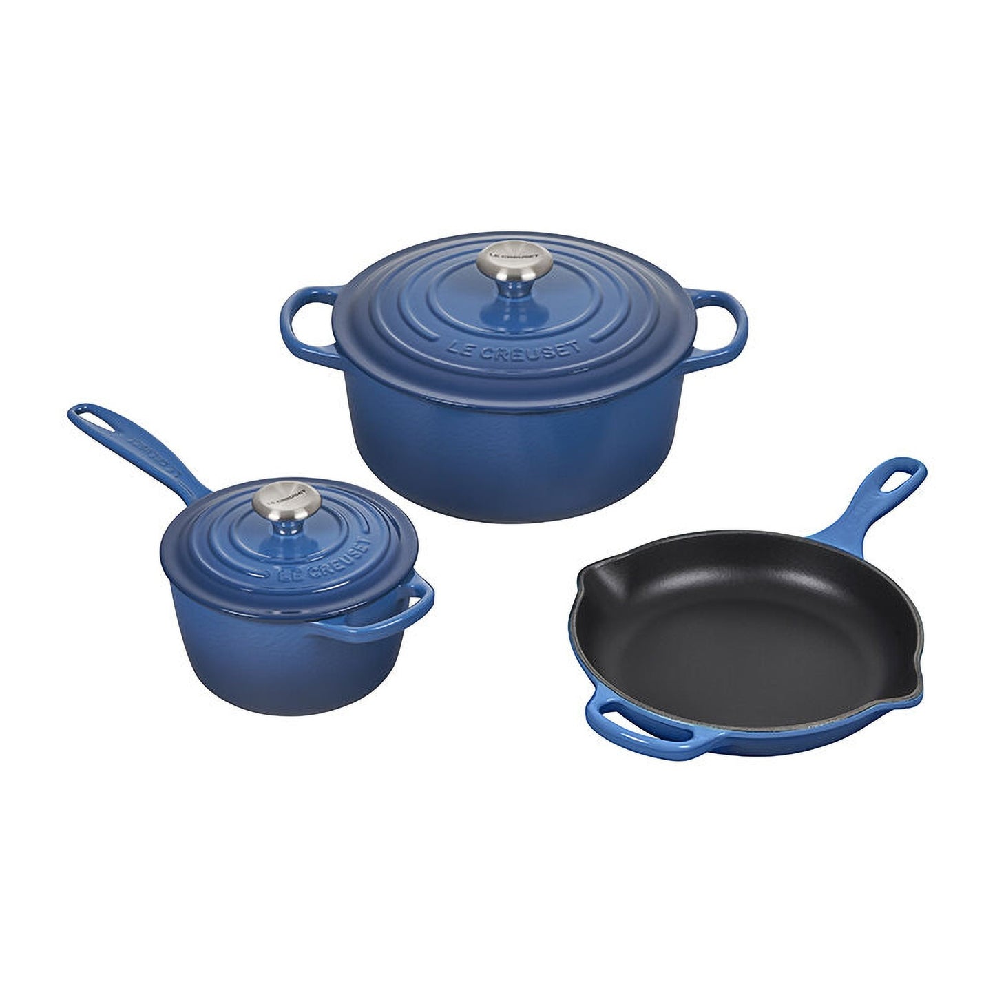 5PC SIGNATURE CAST IRON COOKWARE SET
