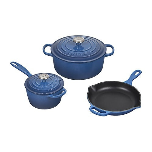 5PC SIGNATURE CAST IRON COOKWARE SET