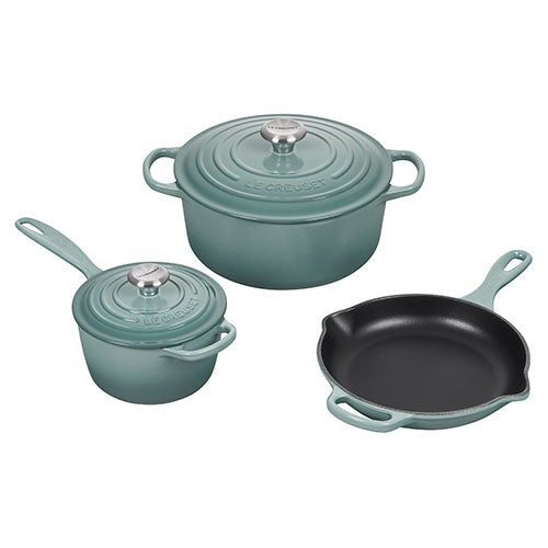 5PC SIGNATURE CAST IRON COOKWARE SET