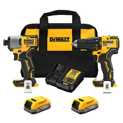 20V MAX BRUSHLESS 2-TOOL COMBO KIT W/ POWERSTACK BATTERIES