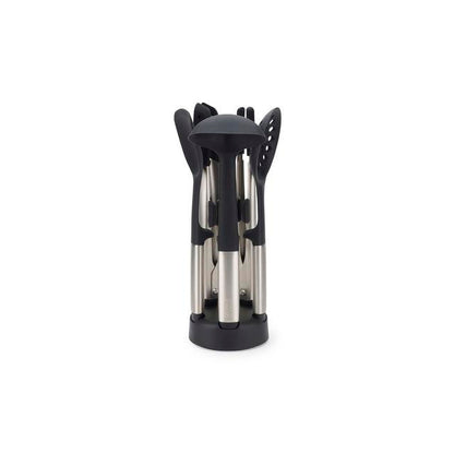 ELEVATE FUSION 5PC KITCHEN UTENSIL SET W/ COMPACT STAND