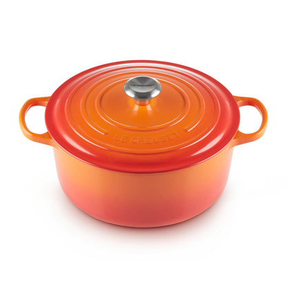 7.25QT SIGNATURE CAST IRON ROUND DUTCH OVEN