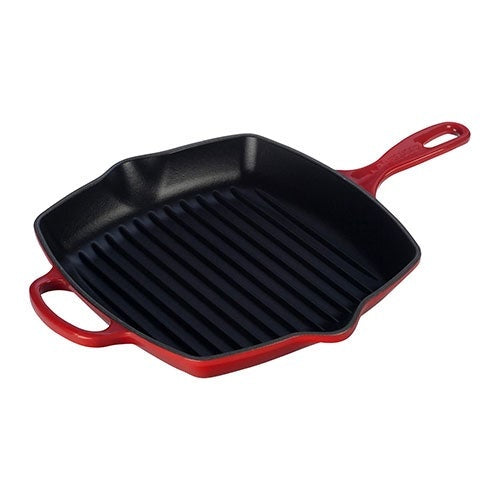 10.25" SIGNATURE CAST IRON SQUARE SKILLET GRILL