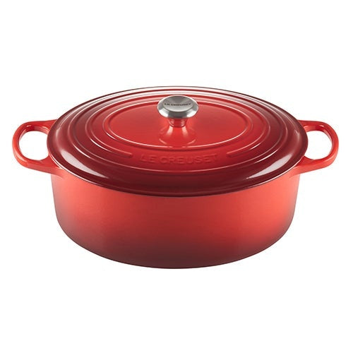 9.5QT SIGNATURE CAST IRON OVAL DUTCH OVEN