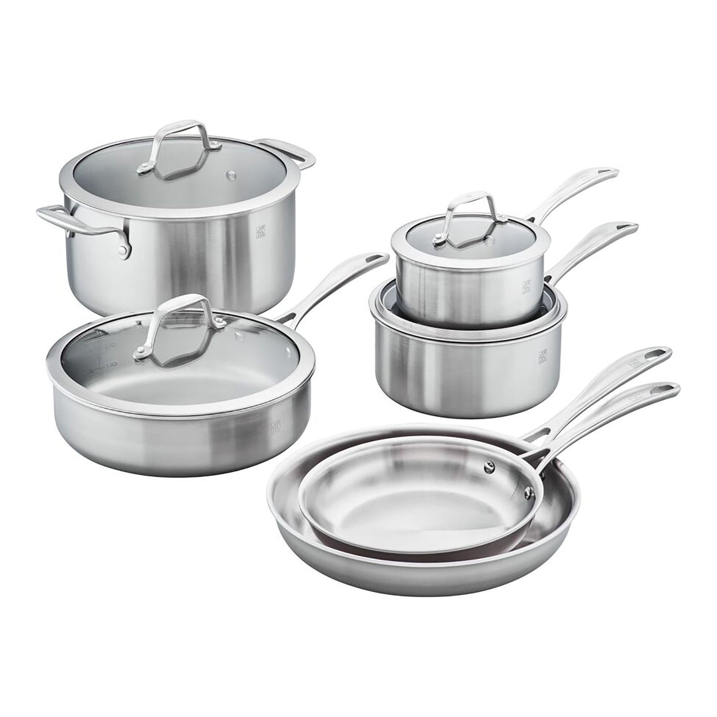 SPIRIT 10PC 3-PLY COOKWARE SET
