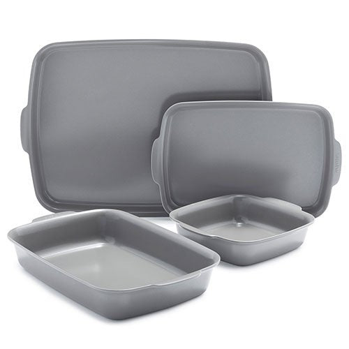 4PC PREMIER OVENWARE CERAMIC NONSTICK BAKEWARE SET