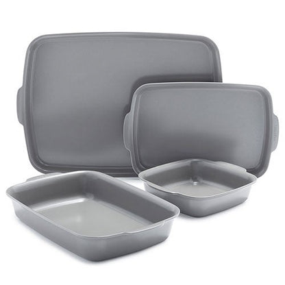 4PC PREMIER OVENWARE CERAMIC NONSTICK BAKEWARE SET