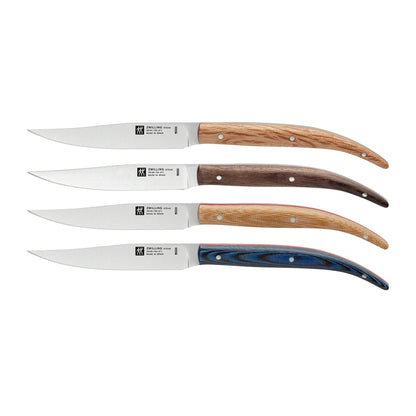 4PC TORO STEAK KNIFE SET W/ BEECHWOOD PRESENTATION BOX