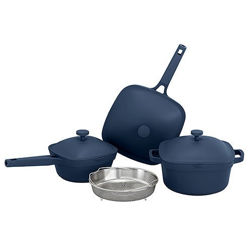 7PC NONSTICK CERAMIC CAST ALUMINUM COOKWARE SET
