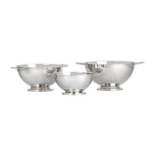 3PC STACKABLE COLANDER SET
