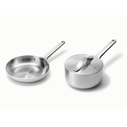 MINI DUOS COOKWARE SET - MINI FRY PAN & MINI SAUCEPAN
