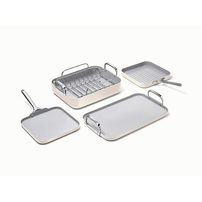 5PC SQUARE COOKWARE SET