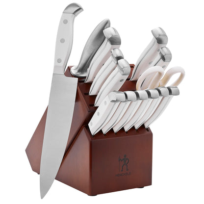 STATEMENT 15PC KNIFE BLOCK SET W/ HANDLES