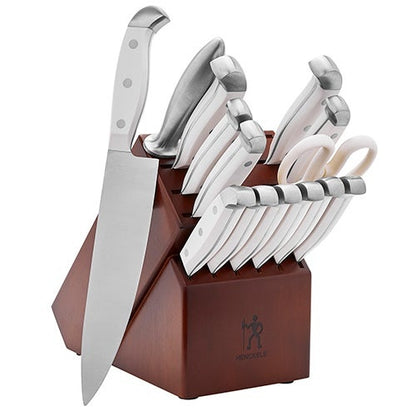 STATEMENT 15PC KNIFE BLOCK SET W/ HANDLES