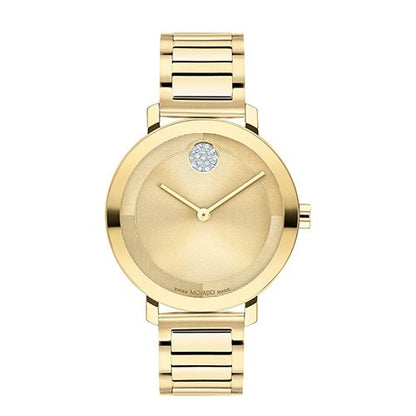 LADIES' BOLD EVOLUTION 2.0 SS WATCH W/ CRYSTAL DOT, DIAL