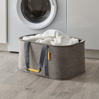 HOLD-ALL 35L COLLAPSIBLE LAUNDRY BASKET