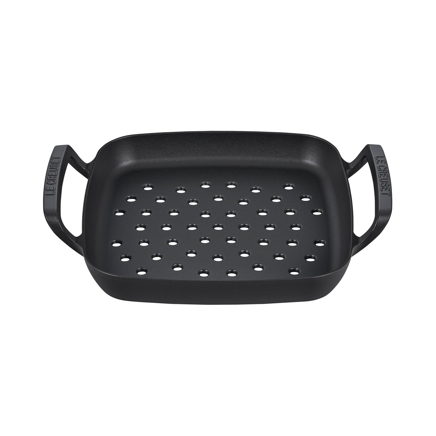 ALPINE OUTDOOR 12" SQUARE CAST IRON GRILL BASKET